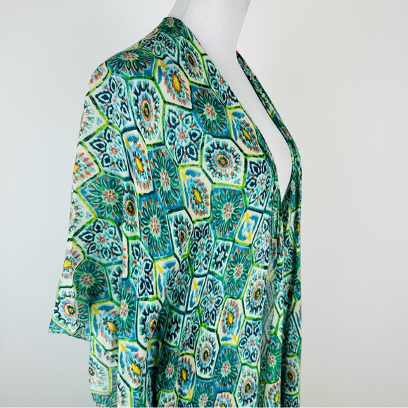 Anthropologie Subtle Luxury Piastrella Kimono One Size - Picture 3 of 11